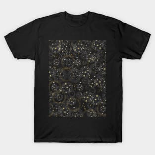 Celestial illustration of stars, moon and sun, space, galaxy T-Shirt